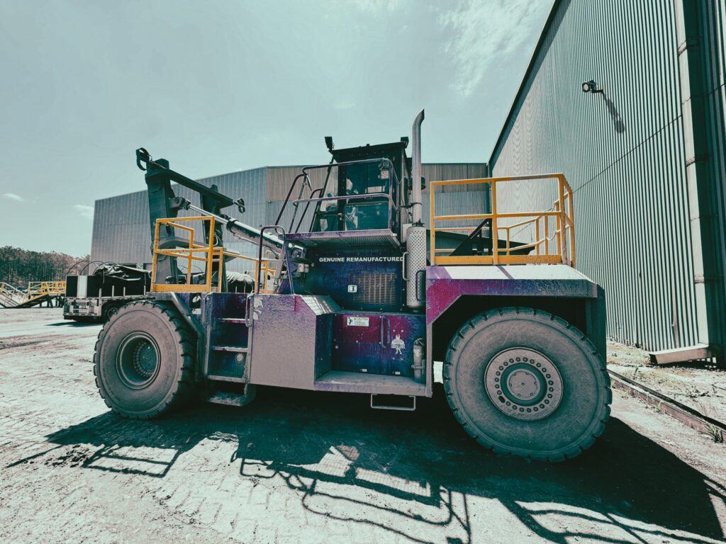 A Taylor 800 series parked at a steel mill.